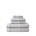 Balio 6-Pc. Towel Set by ESPALMA in White Silver