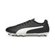 PUMA Herren Monarch Ii Firm Ground/Kunstboden Fussballschuh, Schwarz/Weiß, 41 EU