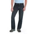 Wrangler Men's Relaxed Straight Fit Jeans (Size 40-34) Dark Denim, Cotton