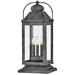 Anchorage 23 1/2" High Aged Zinc 4 Watts Outdoor Post Light