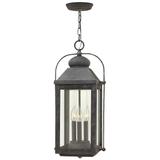 Anchorage 23 3/4" High Aged Zinc Outdoor Hanging Light