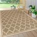 JONATHAN Y Zinnia Moroccan Trellis Textured Weave Indoor/Outdoor Area Rug