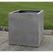 Campania International Farnley Fiberclay Composite Planter Box Fiberglass in Gray | 17.75 H x 17.75 W x 17.75 D in | Wayfair 94-882-8902