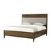 Theodore Alexander NOVA Low Profile Standard Bed Wood and /Upholstered/Linen in Black | 60 H x 85 W x 85 D in | Wayfair TAS83024.1BUT