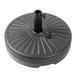 Arlmont & Co. Huntleigh Outdoor Patio 20" Fillable Umbrella Round Base Plastic/Resin in Black | 13.78 H x 20.1 W x 20.1 D in | Wayfair