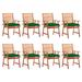 Ebern Designs Patio Dining Chairs Outdoor Patio Chair w/ Cushions Solid Wood Acacia Wood in Brown | Wayfair 27A6D48CF2B54DB1A174543B0421D293