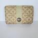 Coach Bags | Coach Accordion Wallet Continental Canvas Art Pop Tan Gold Large Zip Around | Color: Tan | Size: Os