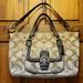 Coach Bags | Coach Campbell Signature Belle Carryall Tote Satchel Bag F25292 Khaki & Brown | Color: Brown/Tan | Size: Os