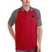 Men's Antigua Red Toronto Raptors Nova Raglan Polo