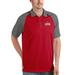 Men's Antigua Red LA Clippers Nova Raglan Polo