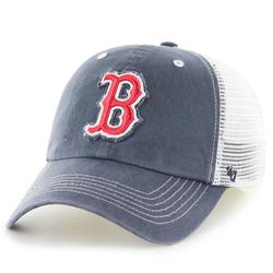 Men's '47 Navy Boston Red Sox Blue Mountain Trucker Flex Hat