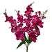 Primrue Gladiolus Bush Plastic in Red/Indigo | 28 H x 7 W x 4 D in | Wayfair 5793D0D8793642CFA71481DA98F6B8EC