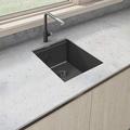 LGHM 14-Inch Gloss Black Workstation Undermount Single Bowl Kitchen Sink | 66 W in | Wayfair D0102HP691G