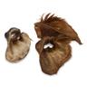 120g ""High Valley"" Dried Cows' Ears with Fur Wolf of Wilderness Dog Snacks