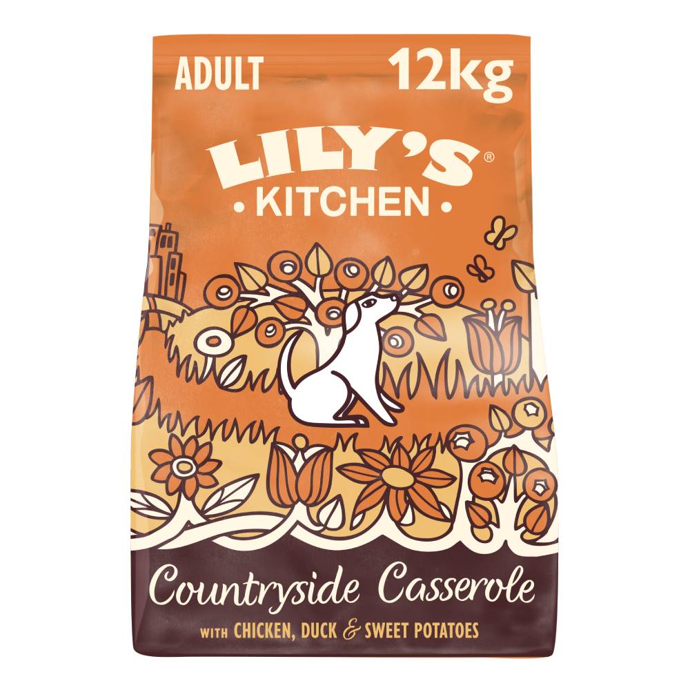 2x12kg Adult Chicken, Duck & Sweet Potatoes Lily's Kitchen Grain Free Dry Dog Food