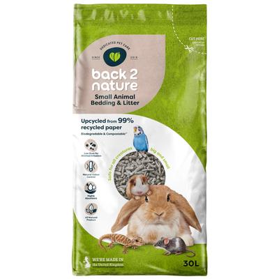 30l Back 2 Nature Small Animal Bedding & Litter