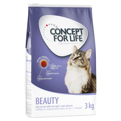 3x3kg Beauty Concept for Life Dry Cat Food