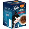 6x48g Farm Selection Felix Soup Wet Cat Food