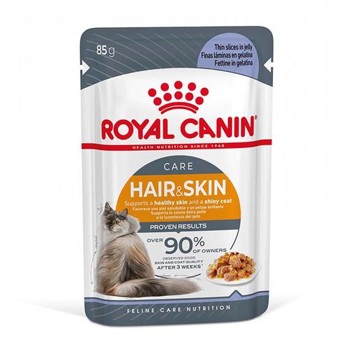 48x85g Adult Hair & Skin Care in Jelly Royal Canin Wet Cat Food