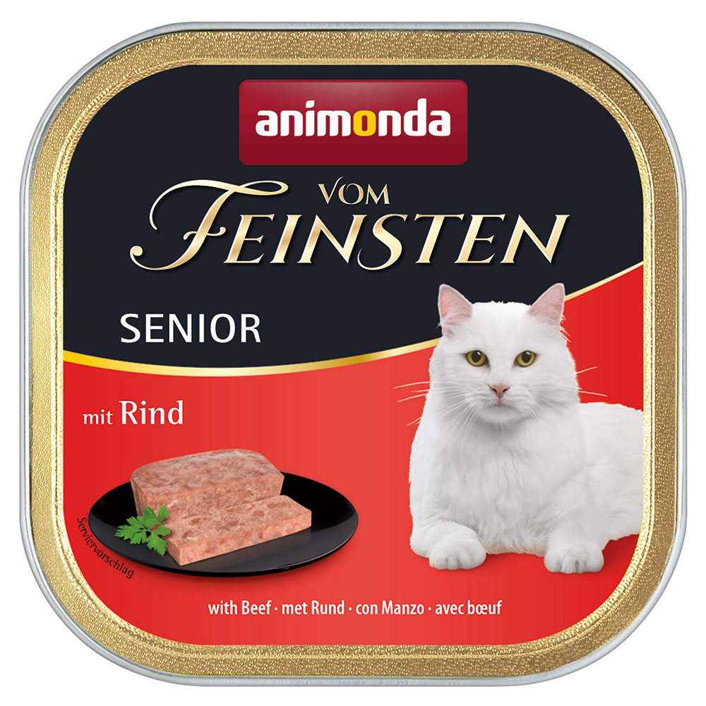 32x100g Senior Mixed Pack Animonda vom Feinsten Wet Cat Food