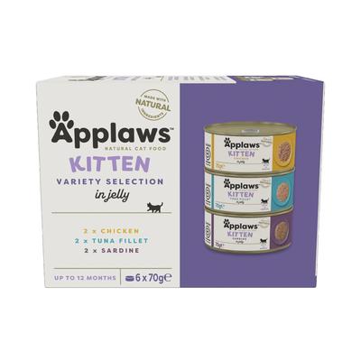 6x70g Kitten Food Mixed Pack Applaws Wet Cat Food
