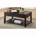 Red Barrel Studio® Lift Top 4 Legs Coffee Table w/ Storage Wood in Black/Brown | 19 H x 28 W x 44 D in | Wayfair 58DF1D18FC4E4C94952FEDD57ADACB0C