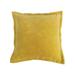 Everly Quinn Cotton Velvet Pillow w/ Palm Print Gusset Polyester/Polyfill/Cotton | 22 H x 22 W x 2 D in | Wayfair 386910DA746549A99C232F883FD280BC