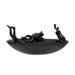 Trinx Resin Bird Bath w/ Frogs, Verdigris Finish Resin in Black | 5.5 H x 11.625 W x 12.625 D in | Wayfair 42352EB0B8E64BE1804615010D1752A8