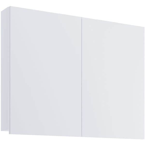 VCM Morgenthaler Spiegelschrank »VCB 1« 80 cm weiß, 80x42x12 cm