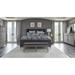 Martinique French Grey 4-piece Bedroom Set with 2 Nightstands and Dresser