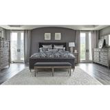 Martinique French Grey 4-piece Panel Bedroom Set
