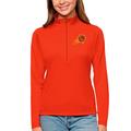 Women's Antigua Orange Phoenix Suns Tribute Half-Zip Top