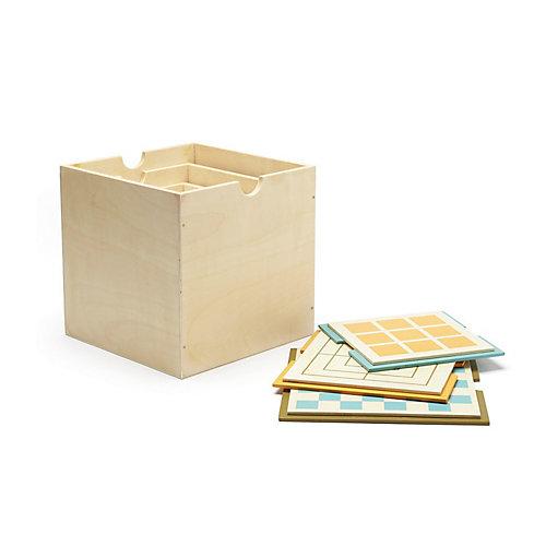 Kid´s Concept Kisten mit Brettspieldeckel 3er-Set Brettspiele