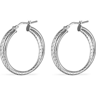 FAVS - Creolen 925er Silber Ohrringe 1 ct Damen (55.89 € / 1 ct) Image
