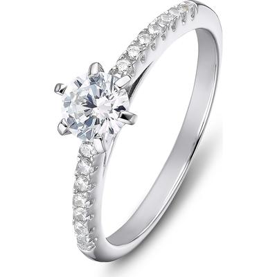 FAVS - Damenring 925er Silber Ringe 1 ct