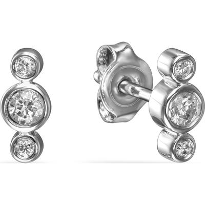 FAVS - Ohrstecker 925er Silber Ohrringe 1 ct Damen