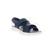 Women's Travelactiv Sport Sandal by Propet in Navy (Size 6 N)