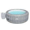 Bestway LAY-Z-SPA Honolulu AirJet Whirlpool, 196 x 71 cm, 4-6 Personen, rund, graue Rattan-Optik