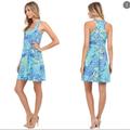 Lilly Pulitzer Dresses | Lilly Pulitzer Melle Dress Lilly's Lagoon - Size Xs | Color: Blue/Green | Size: Xs