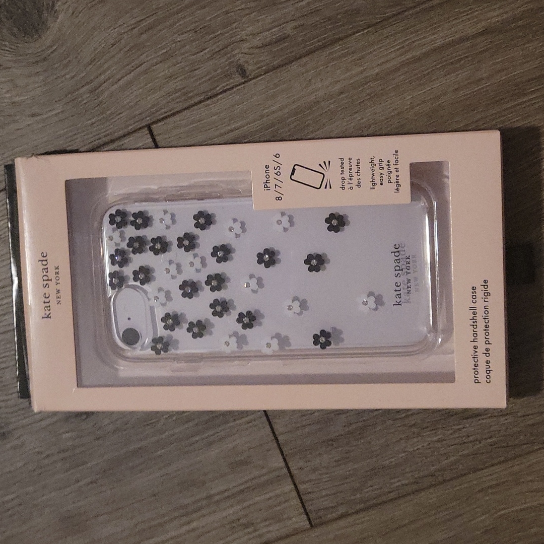 Kate Spade Cell Phones & Accessories | Nwt Kate Spade Cell Phone Case | Color: Black/Silver | Size: Os