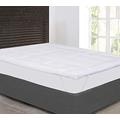 AirComfort Luxury Microfibre Hotel Quality 900GSM Hollowfibre Elasticated Corners & Box Stitched Mattress Topper (King - 150x200cm)