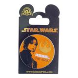 Disney Accessories | Disney Parks Star Wars Rogue One Rebel Jyn Erso Pin | Color: Orange | Size: 1 1/4”