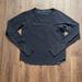 Lululemon Athletica Tops | Lululemon Black Long Sleeve Top Size 8. | Color: Black | Size: 8