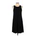Old Navy Casual Dress - A-Line High Neck Sleeveless: Black Solid Dresses - Women's Size X-Small