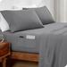 Bare Home Dual Pocket Sheet Set Microfiber/Polyester in Gray | Twin XL | Wayfair 840105722021