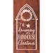 The Holiday Aisle® I"m Dreaming Of A Farmhouse Christmas Wood in White | 18 H x 9 W in | Wayfair BDA5BA1995084B3BABB41FE5D0BC9842