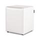 Happers - Pouf Cube Similicuir Blanc 1 unité blanc - blanc