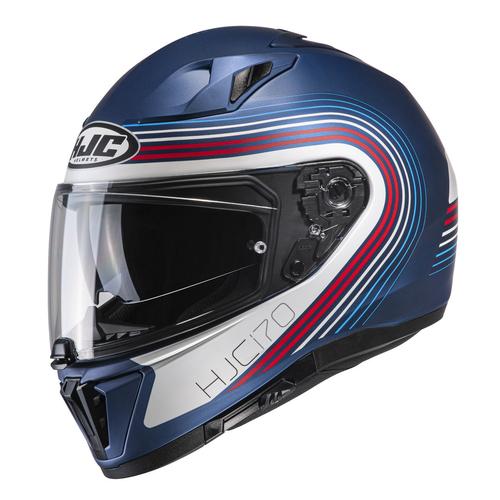 HJC i70 Surf Helm, weiss-rot-blau, Größe M