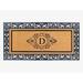 A1HC Natural Coir Monogrammed Door Mat for Front Door, Heavy Duty Welcome Doormat - 30"X60"