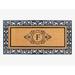 A1HC Natural Coir Monogrammed Door Mat for Front Door, Heavy Duty Welcome Doormat - 30"X60"